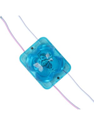 Powermaster PM-14713 12 Volt 2 Watt Mavi Yanıp Sönen Çakar 4333-3030 Modül LED 43X33X28MM