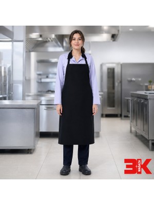 Siyah Askılı Önlük /mutfak Önlüğü /tezgahtar Önlüğü
