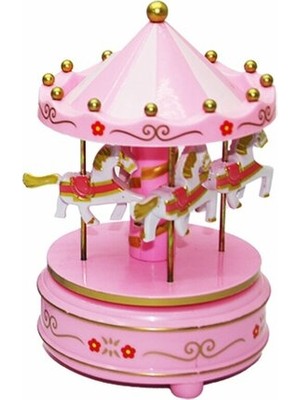İlk El Grup Music Box Carousel Müzikli Atlı Karınca