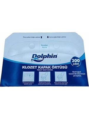 Mey İthalat Dolphin Klozet Kapak Örtüsü 200'LÜ