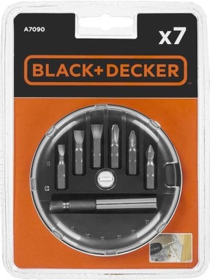 Mey İthalat Black + Decker A7090/XJ Aksesuar Set, Gümüş, 1 Adet