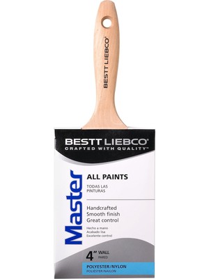 Mey İthalat Bestt Liebco 552565700 Master Polyester/naylon Trim & Duvar Fırçası, 4 Inç.