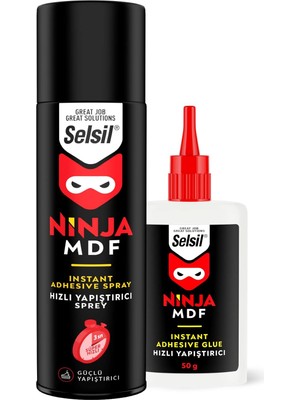 Mey İthalat Selsil Mdf Aktivatörlü Hızlı Yapıştırıcı, 400 ml