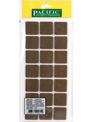 Mey İthalat Pacıfıc Gürçay Mobilya Altı Zemin Koruyucu Keçe 30 * 30MM