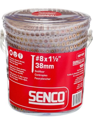 Mey İthalat Senco Kuru Inşaat Nr. 8 Zeminler Için Ahşap Kutu Başına (Gereç Vida (1.000)