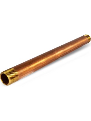 Mey İthalat Everflow Malzemeleri NPBR3412 3/4 "nominal Çap ve Npt Uçları ile 12 "uzun Pirinç Nipel Boru Bağlantısı
