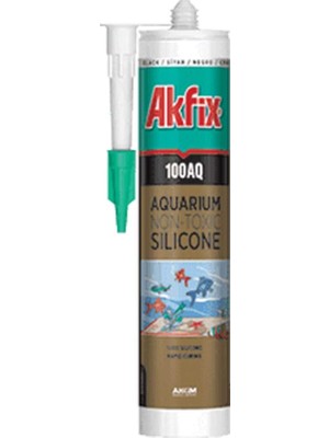 Mey İthalat Akfix 310ML. Akvaryum Silikonu Şeffaf