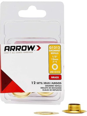 Mey İthalat Arrow G1212 12MM Pirinç Kuşgözü Perçin