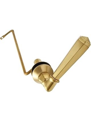 Mey İthalat Kingston Brass Kthls7 Metropolitan Yandan Montajlı Tuvalet Tankı Kolu, Fırçalanmış Pirinç