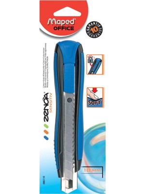 Mey İthalat Maped 086110 Zenoa Metal Maket Bıçağı Büyük