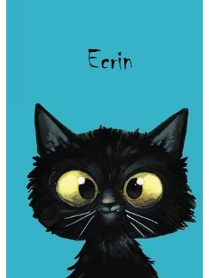 Mey İthalat Ecrin: Personalisiertes Notizbuch, Dın A5, 80 Blanko Seiten Mit Kleiner Katze Auf Jeder Rechten Unteren Seite. Durch Vornamen Auf Dem Cover, Eine ... Coverfinish. Über 2500 Namen Bereits Verf