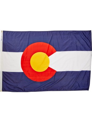 Mey İthalat Annin Flagmakers Colorado Eyalet Avlu Bayrağı Abd - Resmi Devlet Tasarım Özelliklerine Göre Üretilmiştir, (Model 140670)