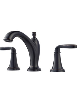 Mey İthalat Pfister LG49MG0Y LG49-MG0Y Northcott 20,32 cm Geniş Banyo Musluğu, Toskana Bronz, 2 Kol
