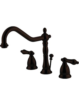 Mey İthalat Kingston Brass KS1995AL Heritage 8" Yaygın, Yağla Pürüzsüzleştirilmiş Bronz
