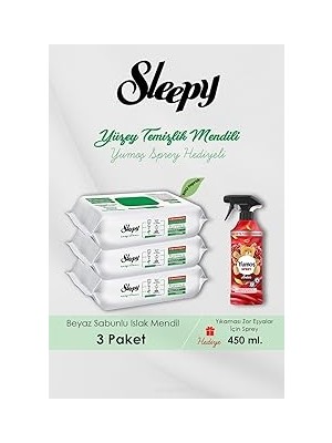 Mey İthalat Sleepy 300 Adet Easy Clean Havlu, Amber Oda Kokusu Hediyeli