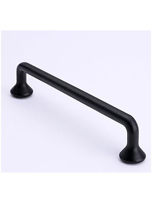 Mey İthalat Incir Siyah Metal Kulp (224 mm 22.4 Cm) Kulbu Kulpu Mobilya Çekmece Dolap Kulpları Mutfak Dolabı