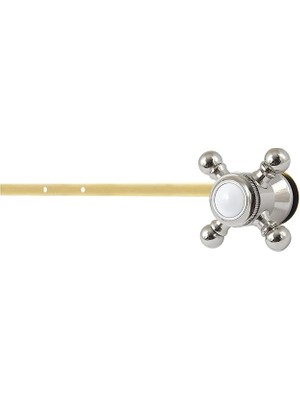 Mey İthalat Kingston Brass Ktbxd6 Buckingham Evrensel Ön Veya Yan Montajlı Tuvalet Tankı Kolu, Parlak Nikel