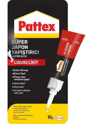 Mey İthalat Pattex Süper Yapıştırıcı, Kaliteli Onarımlar Için Çok Amaçlı Güçlü Yapıştırıcı, Özel Kapağıyla Kolay Kullanımlı Hızlı Yapıştırıcı, 1X10G