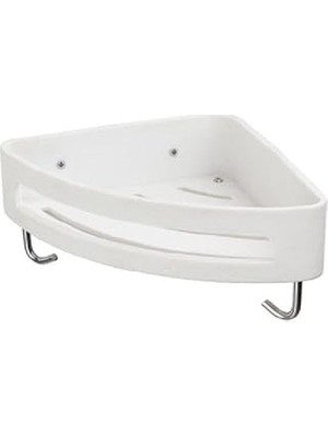 Mey İthalat System Banyo Duş Raf Sistemi Beyaz/krom Renk 110X197X287 mm