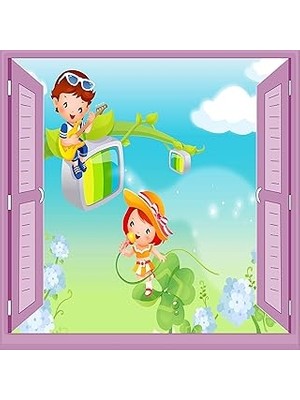 Mey İthalat Çocuk Odası Bebek Odası Pencere Poster Duvar Kağıdı Şarkıcı