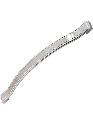 Mey İthalat 10 Adet Akasya Metal Mobilya Mutfak Dolabı Çekmece Kapı Dolap Kulpu Kulbu Krom (224 Mm-22.4 Cm) Kulp