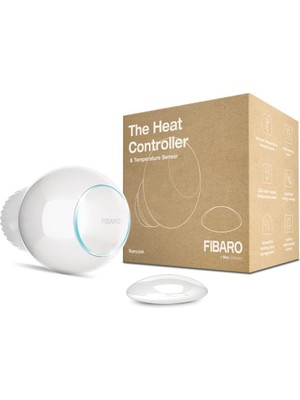 Mey İthalat Fibaro FGT‐001+FGBRS‐001 Akıllı Ev Termostatik Vana Seti, Beyaz, 1 Adet