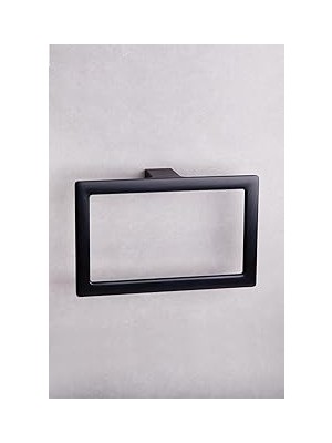 Mey İthalat System Flat Mat Siyah Halka Havluluk - BA1019 005 Al6