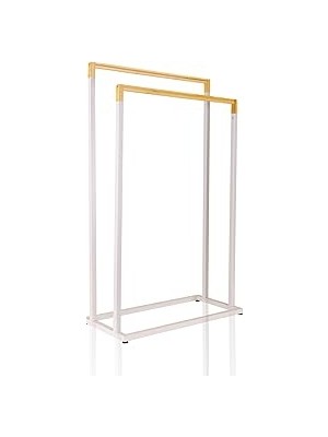 Mey İthalat [marka] Metal Havlu Askılığı Gri GLV0764