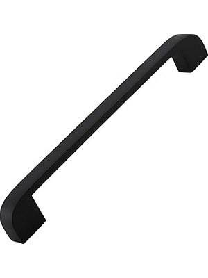 Mey İthalat Zehra Kulp 160 mm Siyah Metal Mutfak Mobilya Çekmece Mutfak Dolap Dolabı Kulpları Kapak Kulbu 16 cm