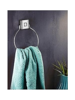 Mey İthalat Sas Haus Delmeye Son Yapışkanlı Banyo Mutfak Havluluk Askısı Krom Y-612