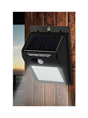 Mey İthalat Solar Güneş Enerjili Şarj Olabilen 20 Ledli Bahçe Lambası