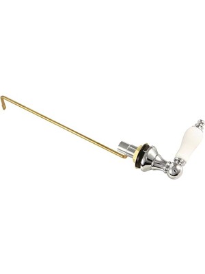 Mey İthalat Kingston Brass Ktpls1 Victoria Tuvalet Tankı Kolu, Porselen Kulp, Parlak Krom