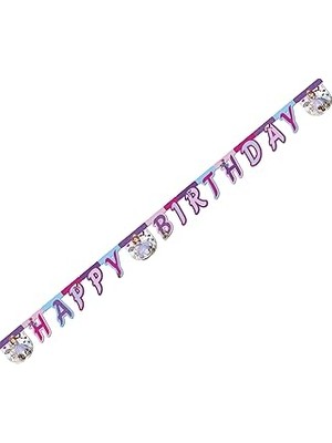 Mey İthalat TM-PRT-0092 Sofia Deniz Incisi Happy Birthday Harf Afiş