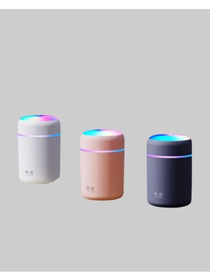 ALK Taşınabilir USB Mini Nemlendirici – LED Aydınlatmalı, Çift Püskürtme Modu