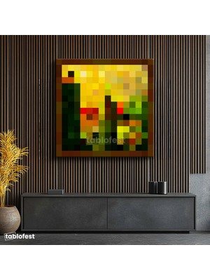 Tablofest Kare Kanvas Tablo Albanian Piksel Minecraft Tablosu Ev Ofis Salon Duvar Dekoru