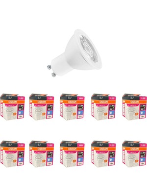 1001 4,5W GU10 LED Ampul 4000K – 10'lu Ekonomik Paket | Günışığı, 350 Lümen, 36° Işık Açıs�