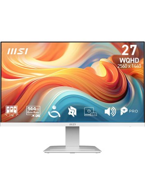 1001 27 Pro MP273QW E14, Kurumsal Monitör, Wqhd, 16:9, Flat, Ips, 144Hz, 1ms (Mprt), Adaptive-Sync, Beya