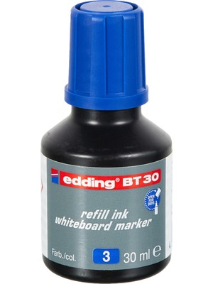 1001 Bt 30 Beyaz Yazı Tahtası Kalemi Yedek Mürekkebi - Mavi - 30ML