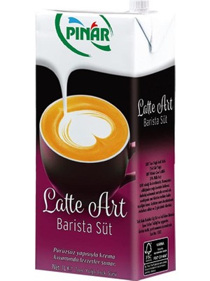 1001 Latte Art Tam Yağlı Barista Süt 1 L