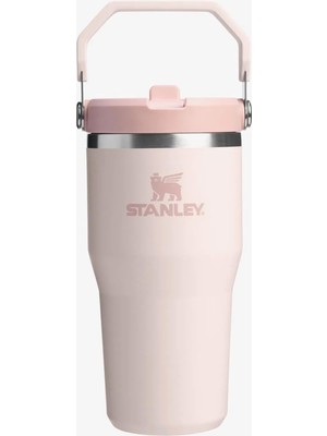 1001 Iceflow Flip Straw Tumbler Pipetli Termos Bardak, 0.60 Litre, Pembe Kuvars (Rose Quartz)