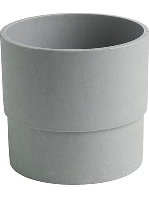 Esranın Dünyası Nypon Bitki Saksısı, 12 Cm, Açık Hava Gri