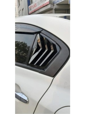 Empressco Honda Civic Fb7 2012-2016 Parlak Siyah Plastik Kebelek Cam Vizörü