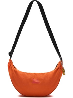 Empressco Knox Turuncu Çapraz Askılı - Baskılı Moon Bag - Yarım Ay Unisex Çanta