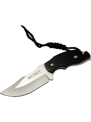 ALK Crkt Civet 2805 Wy Tırtıklı Kamp Bıçak 18 cm - Plastik Sap, Kılıflı, Ipli