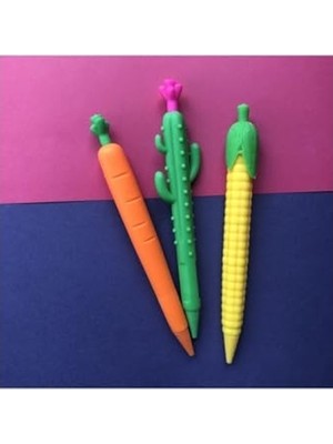Esranın Dünyası Havuç ve Kaktüs Uçlu Kalem Seti, 3 Adet