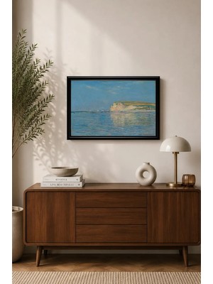 Blacksea Mobilya Claude Monet,normandiya Kıyıları,lake Boyalı Mdf Çerçeve