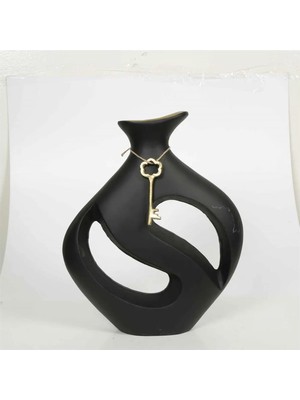 Empressco Metal Anahtar Damla Vazo 11*32*38 cm