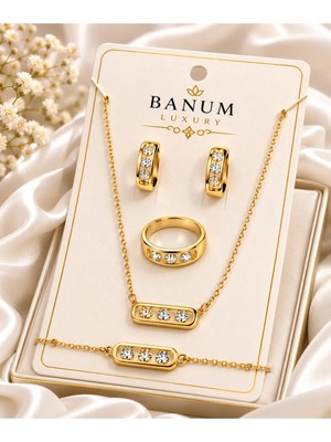 Banum Luxury Harıka Zarif ve Yenı Moda Tasarım 4lü Set