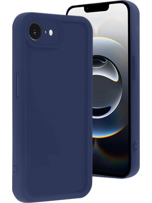 Mey Ithalat®  iPhone 16E Kılıf Viera Silikon - Lacivert