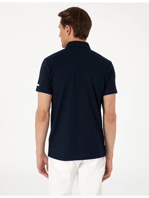 Pierre Cardin Slim Fit Kısa Kol Erkek Tişört 2131844 Lacivert